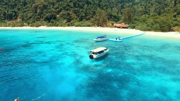 Nyaung Phee Island Andaman Meeresgrenze Zwischen Myanmar Und Dem Süden — Stockvideo