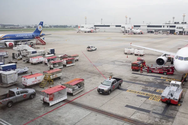 Bangkok Thailand November2017 Gehören Und Bodendienst Donmuang Flughafen Donmuang Flughafen — Stockfoto