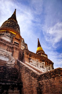 Wat yai chaimongkol Dünya Miras unesco ve bir ayutthaya Tayland en popüler seyahat hedef