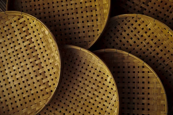 Asiático utensílios de cozinha de bambu — Fotografia de Stock