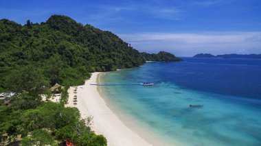 Florida'da oo phee Adası Deniz plaj en popüler t yüksek açılı görünüş