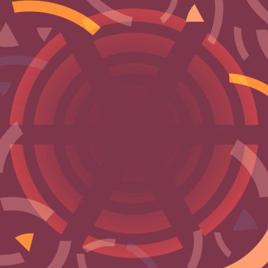 Yuvarlak Çerçeveli Soyut Kahve Renkleri Arkaplanı