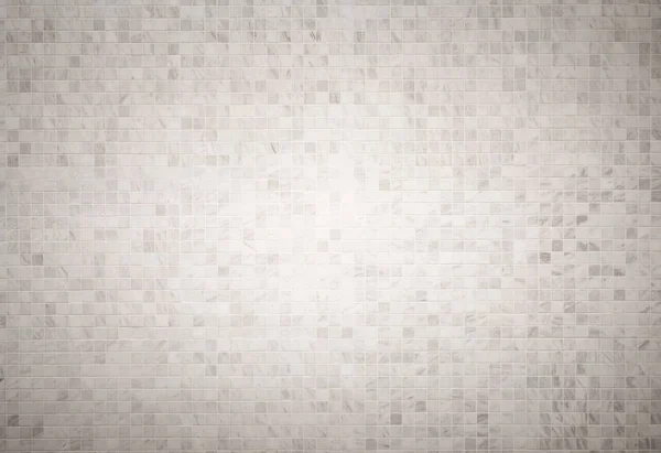 Sfondo Texture Piastrelle Marmo Bianco Mosaico — Foto Stock