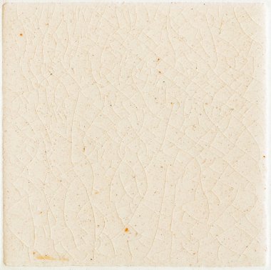 Beyaz krem kaplı fayans üzerindeki çatlakların arka plan ve dokusunu kapat