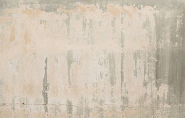 Eski boyanmış vintage duvarın arkaplanı ve dokusu