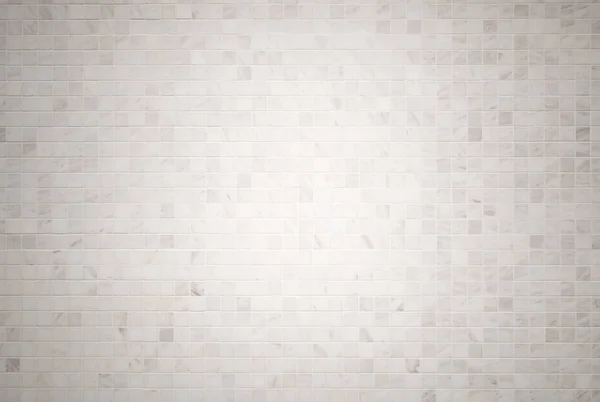 Białe marmurowe płytki mozaiki — Zdjęcie stockowe
