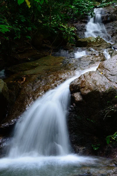 Beautiful of Kathu Waterfall at Phuket province Thailand. — Stock Photo, Image