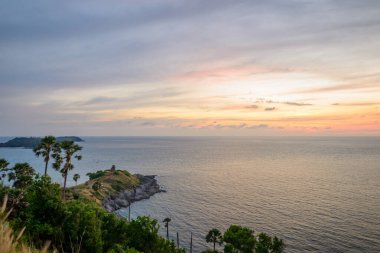 Promthep cape, Phuket, Thailan gün batımında görmek için yer