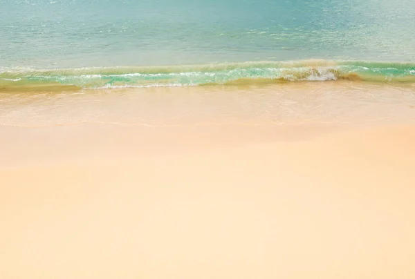 Nahaufnahme Von Sand Und Meer Tropischen Strand Von Phuket Thailand — Stockfoto