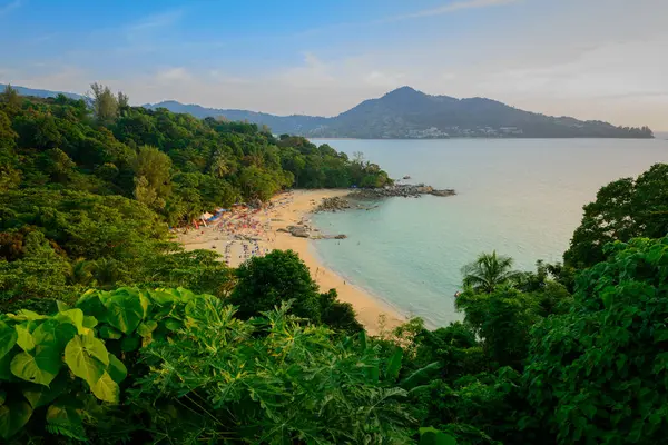 Landskap Från Phuket View Point Leam Sing Beach Ligger Phuket — Stockfoto