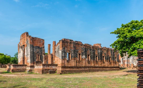 Old Temple Architecture Wat Phrasrisanphet Ayutthaya Province Thailand World Heritage — Stock Photo, Image