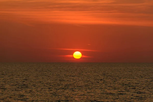 Landscape Sunset Phuket Nai Yang Beach Phuket Province Thailand — Stock Photo, Image