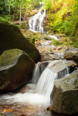 Tayland 'ın Phuket bölgesindeki Ton Sai Şelalesinin güzel doğası.