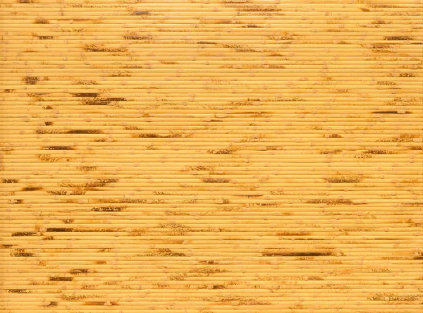 Close Fundo Textura Madeira Bambu Amarelo Decorativo Superfície Parede Acabamento — Fotografia de Stock