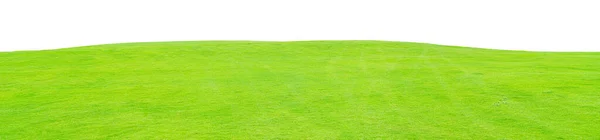 Background Texture Panorama Beautiful Green Grass Pattern Golf Course Isolated — Stock Photo, Image