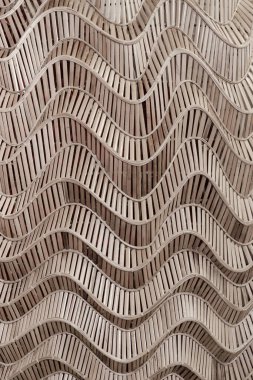 Dalga kahverengi el halısının modern tarz doğa arka planı dekoratif duvar için bambu dokusu dokusu dokusudur