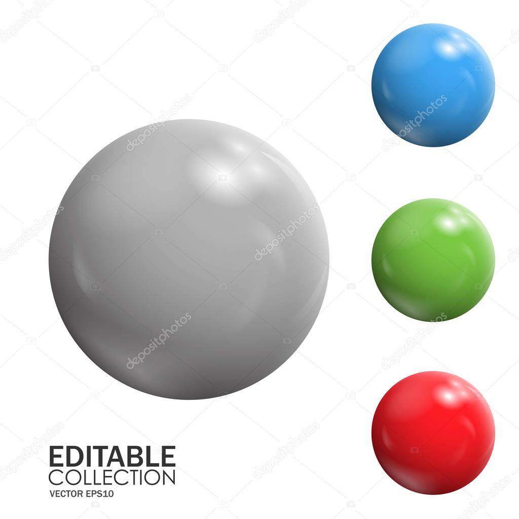 Editable 3d sphere