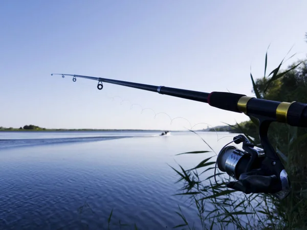 Fishing River Sunset — Stock Photo, Image