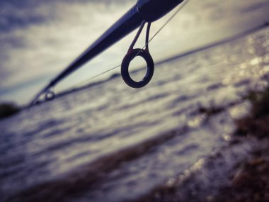 nehirde iplik balıkçılık