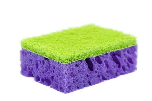 Kitchen Sponges Isolated White Background — Stock Photo, Image