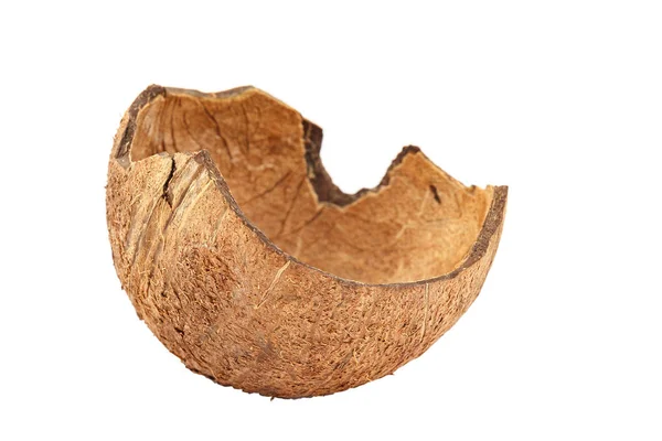 Kokosnoot Vruchten Geïsoleerd Witte Achtergrond — Stockfoto
