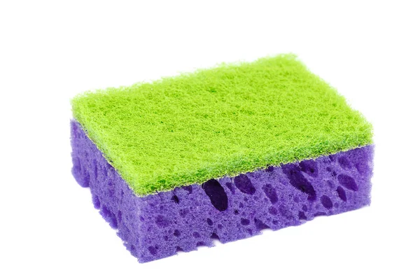 Kitchen Sponges Isolated White Background — Stock Photo, Image