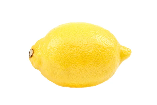 Fresh Lemon Isolated White Background — Stock Photo, Image