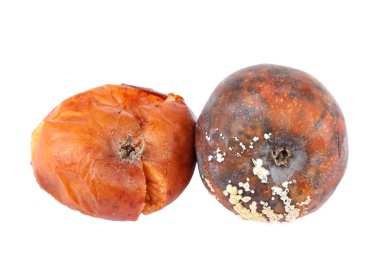 Meyve elma ile izole üzerinde beyaz arka plan rot.