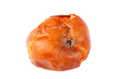 Meyve elma ile izole üzerinde beyaz arka plan rot.