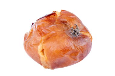 Meyve elma ile izole üzerinde beyaz arka plan rot.