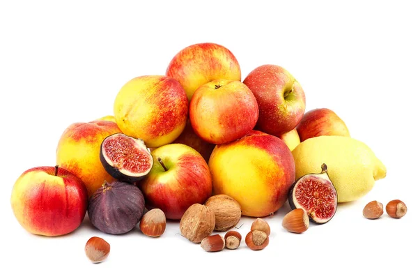 Vers Fruit Geïsoleerd Witte Achtergrond — Stockfoto