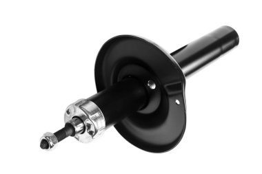 Beyaz arka plan üzerinde izole süspansiyon Strut araba.