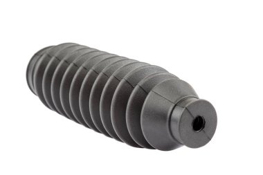 Araba direksiyon kolonu anter kravat izole üzerinde beyaz arka plan.