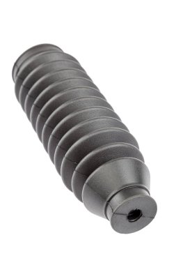 Araba direksiyon kolonu anter kravat izole üzerinde beyaz arka plan.