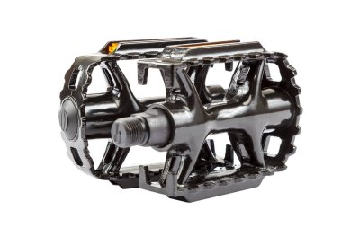 Beyaz arka plan üzerinde izole Bisiklet pedalları.