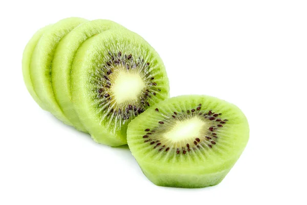 Kiwi Frukt Isolerad Vit Bakgrund — Stockfoto