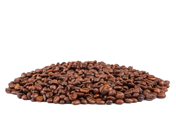 Grains Roasted Coffee Isolated White Background — Stock Photo, Image