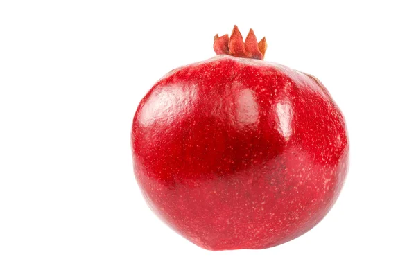 Granatäpple Frukt Isolerad Den Vita Bakgrunden — Stockfoto