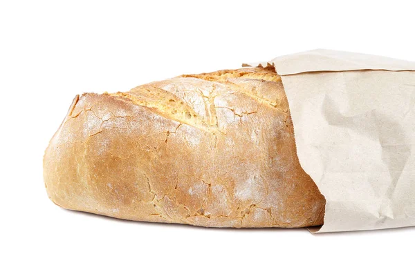 Pane Grano Isolato Fondo Bianco — Foto Stock