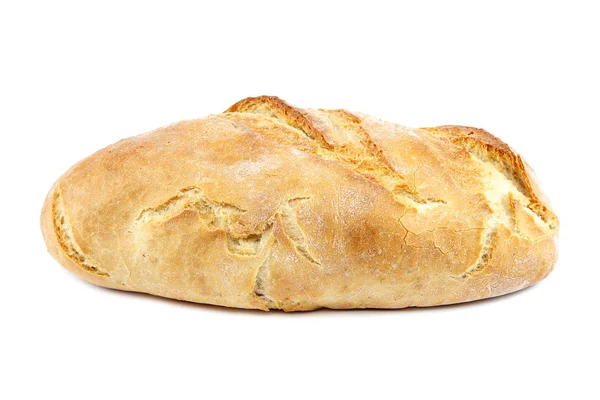 Beyaz arka plan üzerinde izole buğday ekmek.