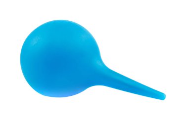 Tıbbi lavman beyaz bir arka plan üzerinde izole.