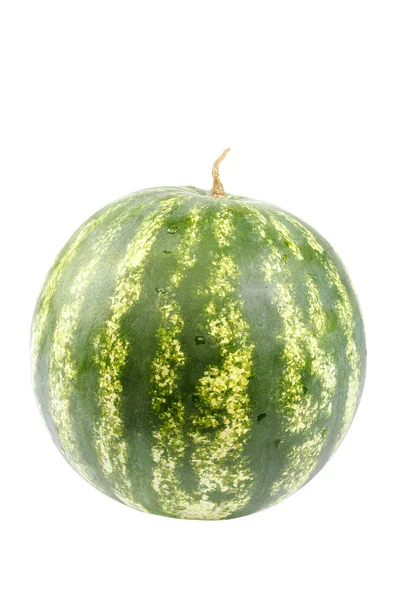 Färsk Frukt Vattenmelon Isolerad Vit Bakgrund — Stockfoto