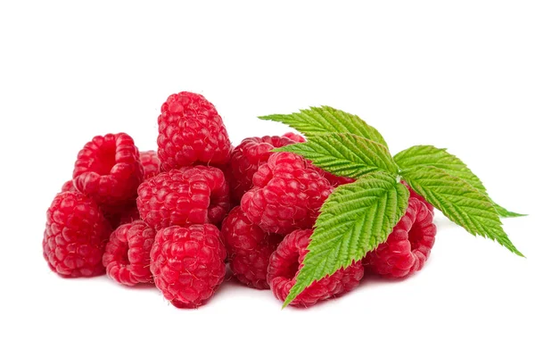 Fruits Raspberries Isolated White Background — Stock Photo, Image