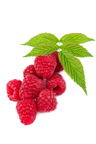 Fruits Raspberries Isolated White Background — Stock Photo, Image