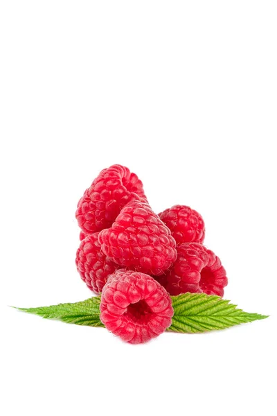 Fruits Raspberries Isolated White Background — Stock Photo, Image