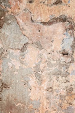 Eski sıvalı duvar ile soyulması boya bir arka plan olarak