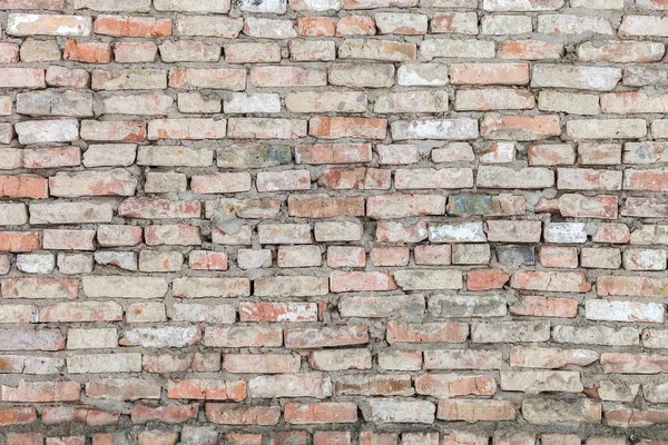 Arkaplan olarak eski tuğla duvar — Stok fotoğraf