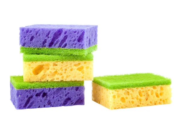 Sponges isolated on the a white background — Stock Photo, Image