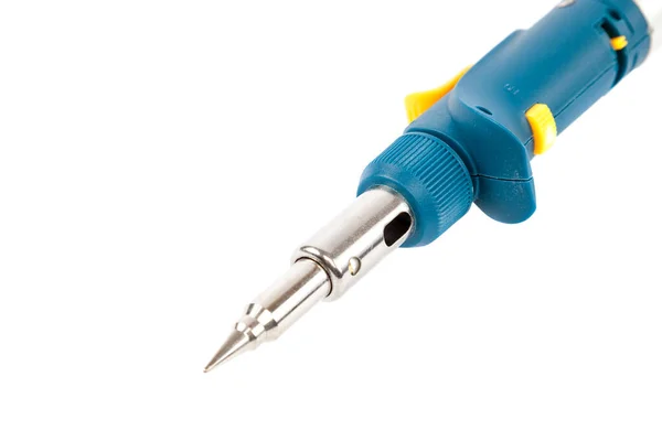 Autonomous gas soldering iron on a white background — Stock Photo, Image