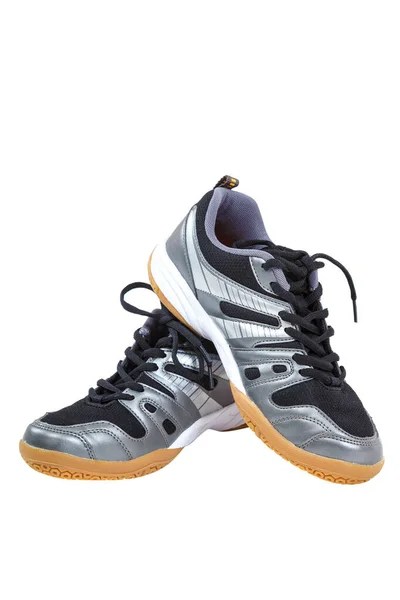 Πάνινα παπούτσια για τον αθλητισμό που απομονώνονται σε λευκό φόντο — Φωτογραφία Αρχείου